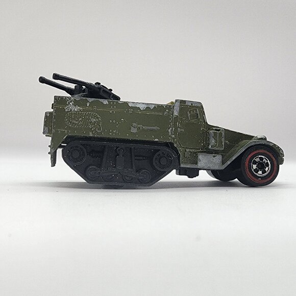 Hot Wheels Redline 1974 Gun Bucket US Army Military Half Track Vintage - Picture 5 of 10